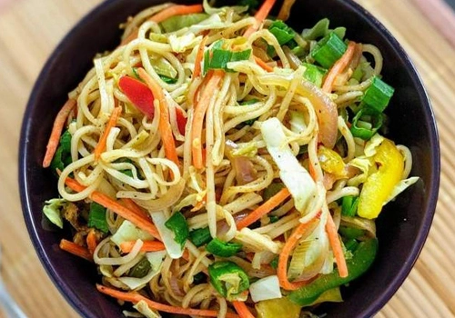Hakka Noodles at Tandoori Bites Indian Cuisine in Edmonton